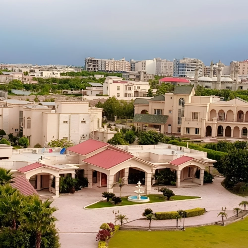 Block A Gulberg Greens Islamabad farmhouses with beautiful layout, modern amenities, and prime location near main roads