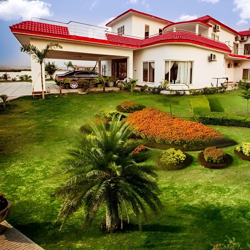 Block B Gulberg Greens Islamabad farmhouses with modern designs in a calm, family-friendly neighborhood