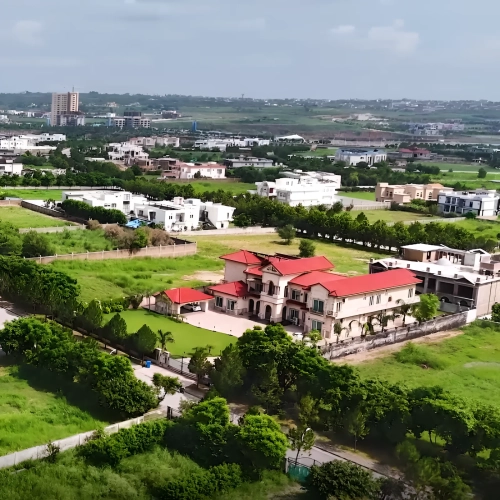 Block E Gulberg Greens Islamabad modern smart homes with sustainable facilities like EV charging, solar lights, and rainwater systems